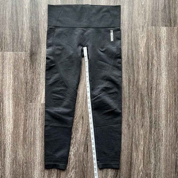 Gymshark 24” Seamless Leggings Gray - Size M - Picture 3 of 7